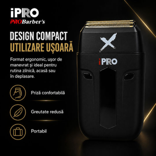 iPro Ξυριστική Μηχανή Προσώπου / Σώματος Επαναφορτιζόμενη