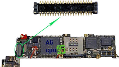 Digitizer Fpc Connector Iphone 5 J4 42 Pin