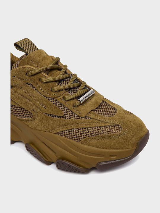 Possession-e Women's Chunky Sneakers Khaki