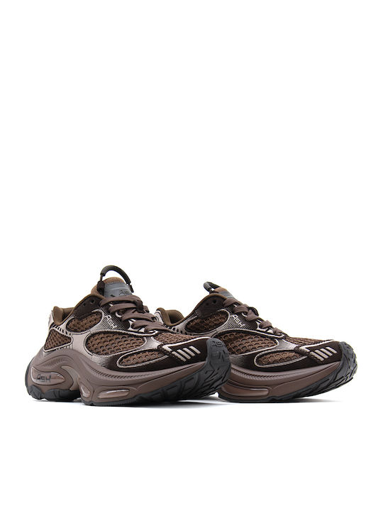 Women's Chunky Sneakers Brown-Beige