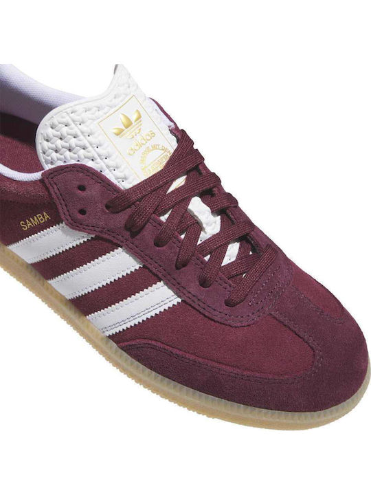 Samba Adv Adidasi Shadow Red / White / Maroon