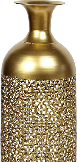 Keskor Floor Vase Metallic Gold Dimensions 19.5xHeight 80cm Keskor Floor Vase Metallic Gold Dimensions 19.5xHeight 80cm