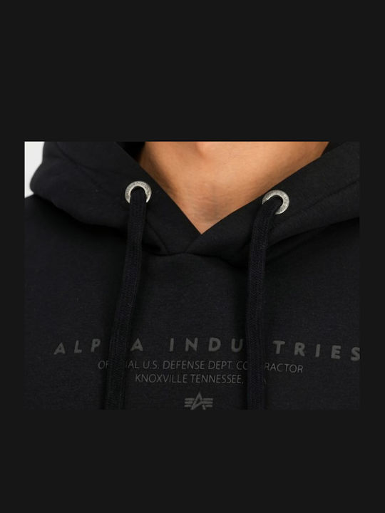 Alpha Hooded Sweatshirt Black