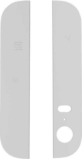Back Glass Up + Down Iphone 5s White