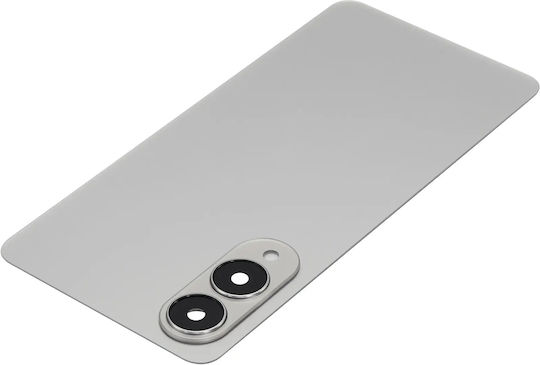 Задно Стъкло Капак Обектив Камера Samsung Galaxy S25 Edge Без Лого Следпазарен Плюс Титаниево Сребрист