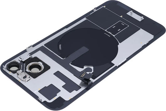Задно Стъкло С Magsafe Магнит И Nfc И Фенерче Гъвкаво Iphone 15 Plus Оригинално Oem Розово