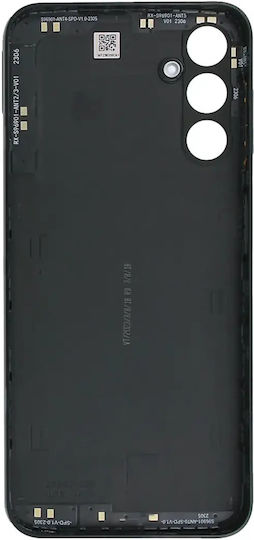 Rückseitiges Glas für Samsung Galaxy A14 5G A146 2023 Service Pack Schwarz