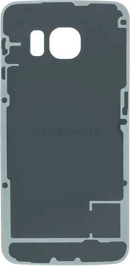 Back Cover Glass Samsung Galaxy S6 Edge Service Pack Green