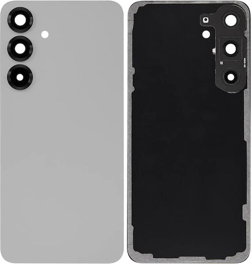 Sticlă Spate Capac Lentilă Cameră Samsung Galaxy S25 Plus 5G Fără Logo Aftermarket Plus Umbra Argintie