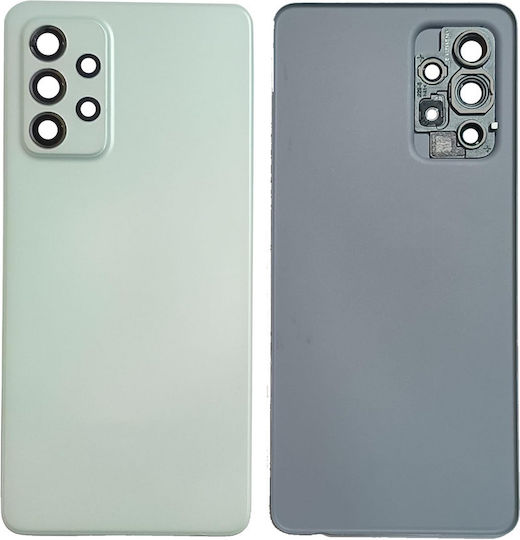 Задно Стъкло Капак Обектив Камера Samsung Galaxy A52s A528 2021 Сервизен Комплект Страхотен Ментов Зелен