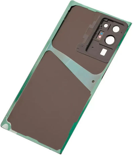 Back Cover Glass Camera Lens Samsung Galaxy Note 20 Ultra Service Pack Mystic Black