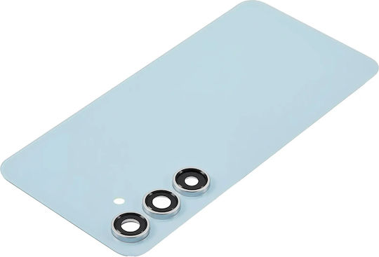 Sticlă Spate Capac Lentilă Cameră Samsung Galaxy S24 Fe Fără Logo Aftermarket Plus Albastru
