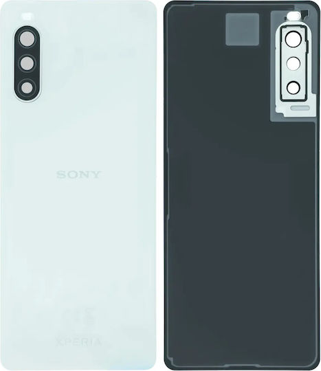 Back Cover Glass Camera Lens Sony Xperia 10 Ii Genuine White