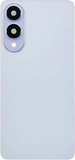 Back Cover Glass Camera Lens Samsung Galaxy S25 Edge No Logo Aftermarket Plus Titanium Icyblue