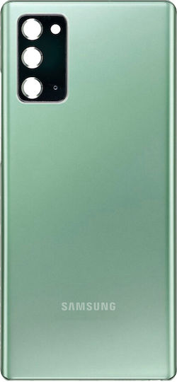 Rückseiten Glas Kleber Samsung Galaxy Note 20 5G Service Pack Mystic Grün