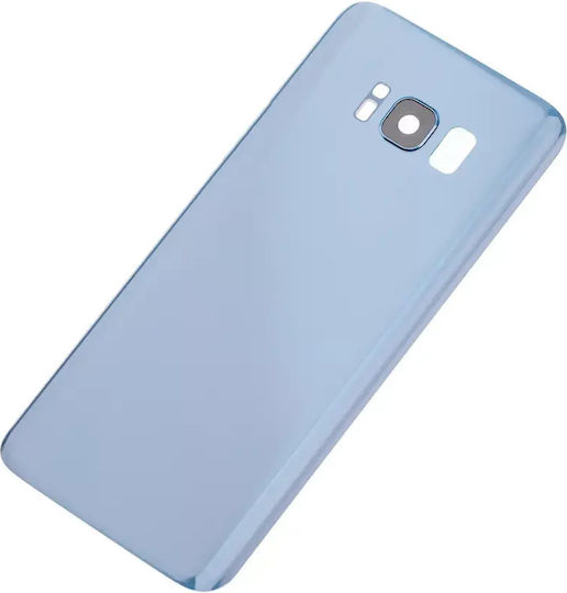 Задно Стъкло Капак Обектив Камера Samsung Galaxy S8 Сервизен Комплект Коралово Синьо