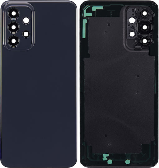 Sticlă Spate Samsung Galaxy A23 A235 2022 Aftermarket Plus Negru