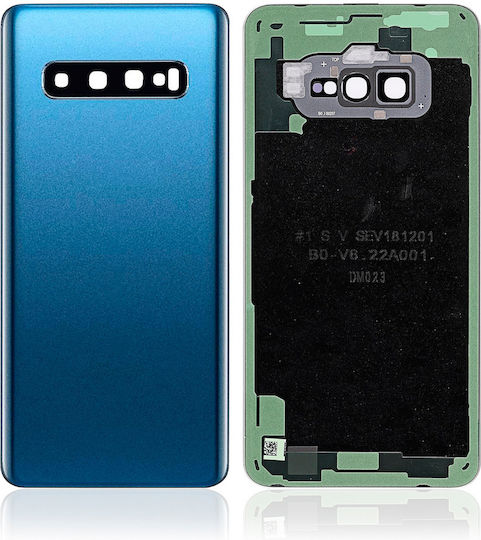 Заден Капак Стъкло Обектив Камера Samsung Galaxy S10 Сервизен Пакет Призм Син