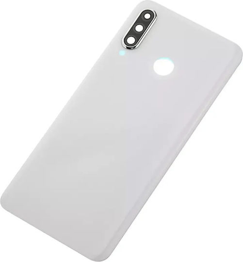 Rückseitiges Glas Kameraobjektiv Huawei P30 Lite Nova 4e 4 GB RAM Ohne Logo Perlmutt Weiß