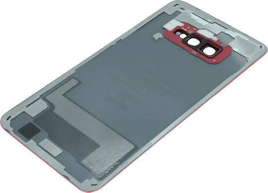 Sticlă Spate Capac Lentilă Cameră Samsung Galaxy S10e Pachet Service Roșu
