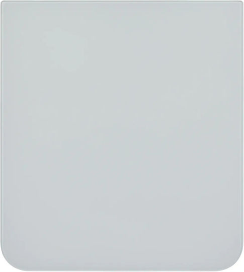Bottom Back Cover Glass Samsung Galaxy Z Flip 7 Fe 5g No Logo Aftermarket Plus White