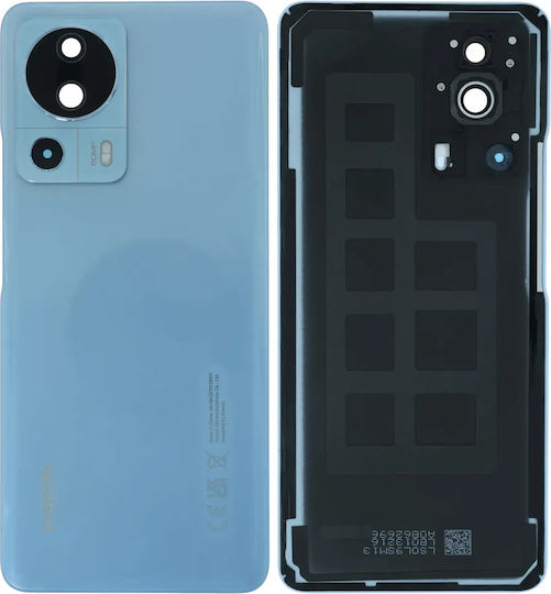 Back Cover Glass Xiaomi 13 Lite Service Pack Lite Blue