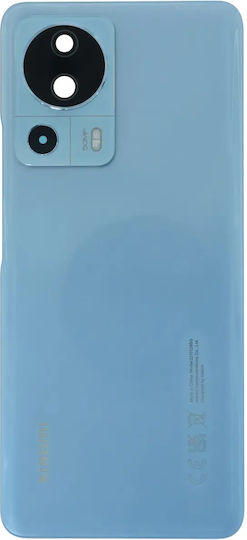 Back Cover Glass Xiaomi 13 Lite Service Pack Lite Blue