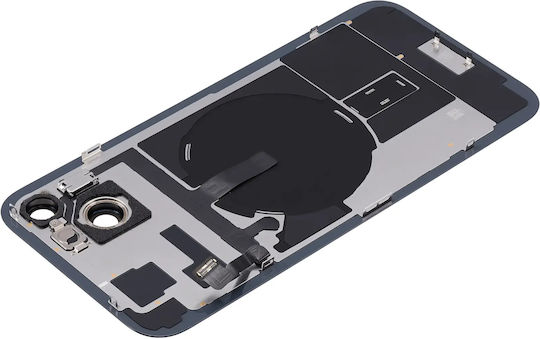 Back Glass W Magsafe Magnet & Nfc & Flashlight Flex Iphone 15 Plus Genuine Oem Black