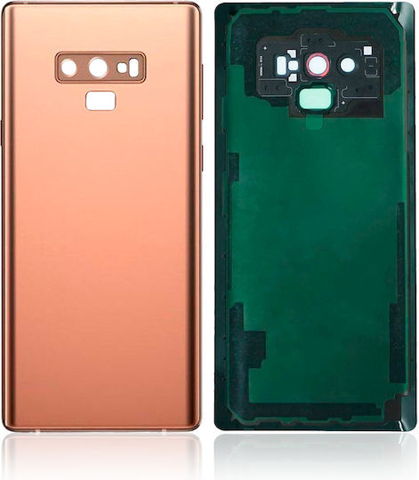 Back Cover Glass Camera Lens Samsung Galaxy Note 9 No Logo Aftermarket Plus Metallic Copper
