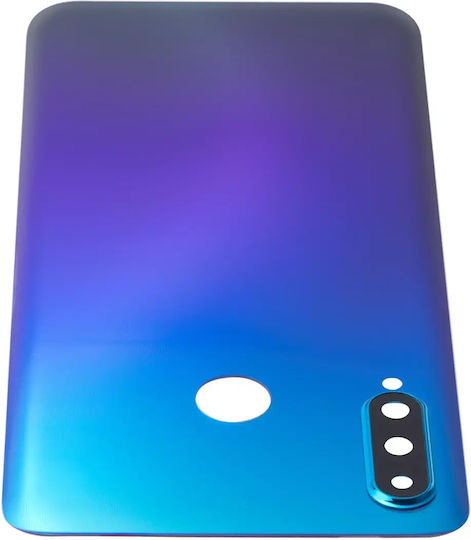 Задно Стъкло За Камера Huawei P30 Lite Nova 4e 4gb Ram Без Лого Пауново Синьо