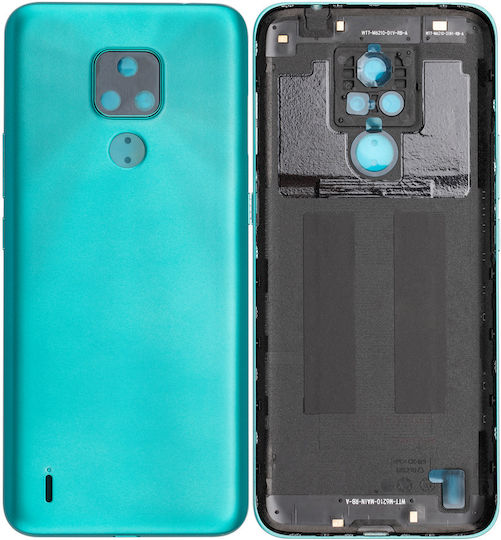 Back Cover Glass Motorola Moto E7 Xt2095 2020 Aqua Blue