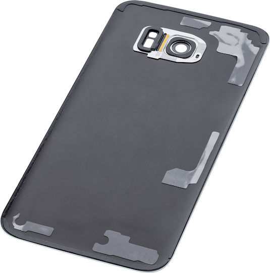 Back Cover Glass Kameraobjektiv Samsung Galaxy S7 Edge Kein Logo Aftermarket Plus Silber