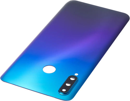 Задно Стъкло За Камера Huawei P30 Lite Nova 4e 4gb Ram Без Лого Пауново Синьо