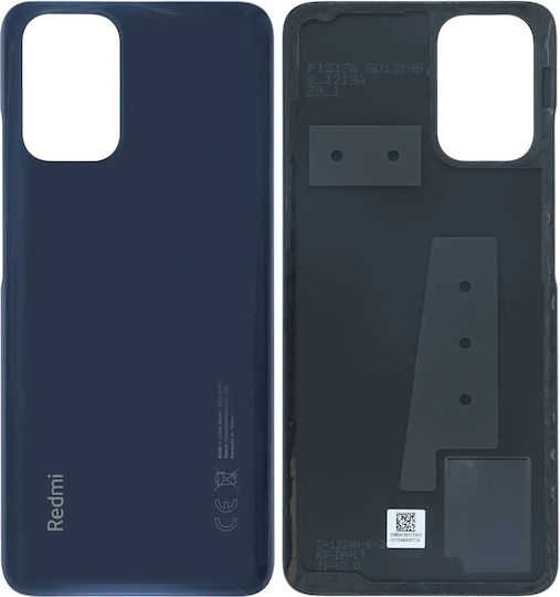 Back Cover Glass Xiaomi Redmi Note 10s Service Pack Onyx Gray