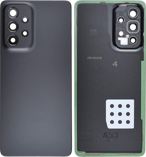 Sticlă Capac Spate Lentilă Cameră Samsung Galaxy A53 5g A536 2022 Service Pack Negru
