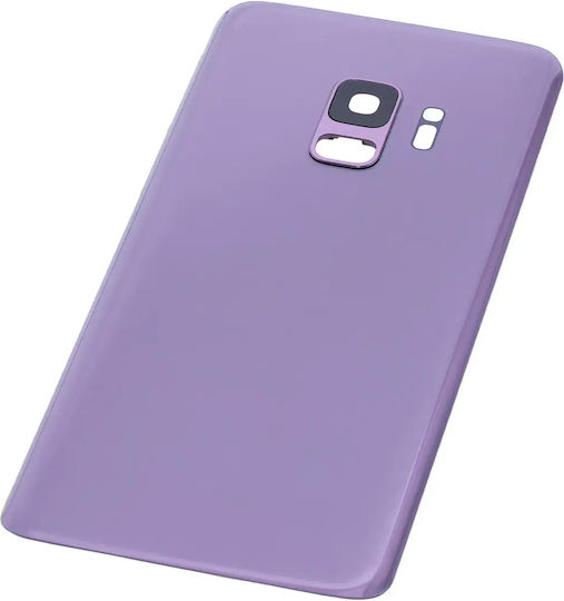 Rückseitiges Glas Kameraobjektiv Samsung Galaxy S9 Service Pack Lila Purpur
