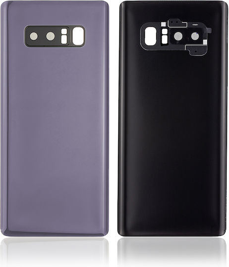 Задно Стъкло Капак Обектив За Камера Samsung Galaxy Note 8 Без Лого Следпродажбен Плюс Орхидеен Сив