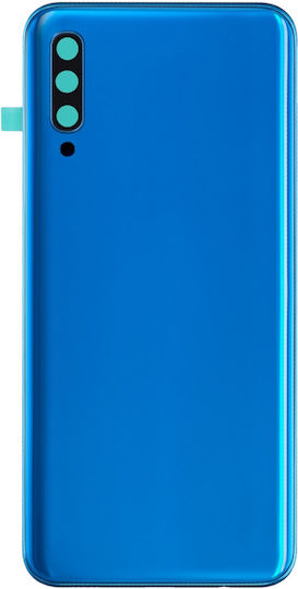 Geam Spate Capac Lentilă Cameră Samsung Galaxy A50 A505 2019 Pachet Serviciu Albastru