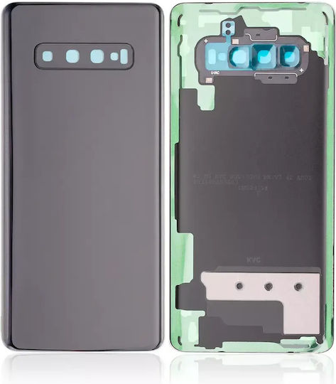 Back Cover Glass Camera Lens Samsung Galaxy S10 Plus Service Pack Prism Black