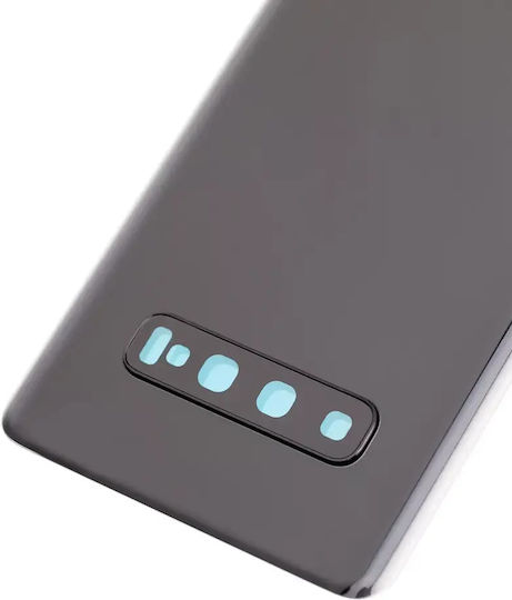 Back Cover Glass Camera Lens Samsung Galaxy S10 Plus Service Pack Prism Black