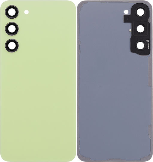 Back Cover Glass Camera Lens Samsung Galaxy S23 Plus 5g No Logo Aftermarket Plus Lime
