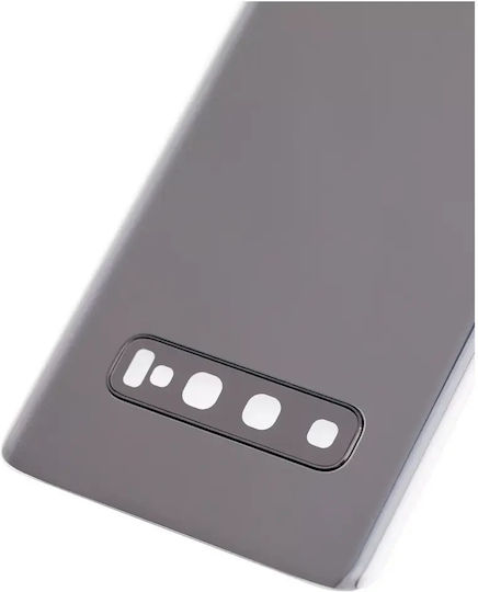 Rückseitiges Glas Kameraobjektiv Samsung Galaxy S10 Service Pack Prisma Schwarz