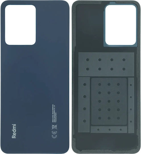 Back Cover Glass Xiaomi Redmi Note 12 4g Service Pack Onyx Gray