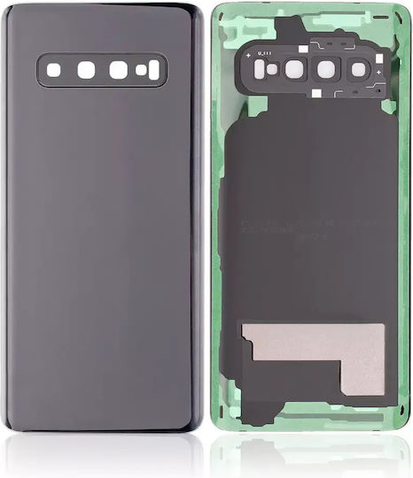 Rückseitiges Glas Kameraobjektiv Samsung Galaxy S10 Service Pack Prisma Schwarz