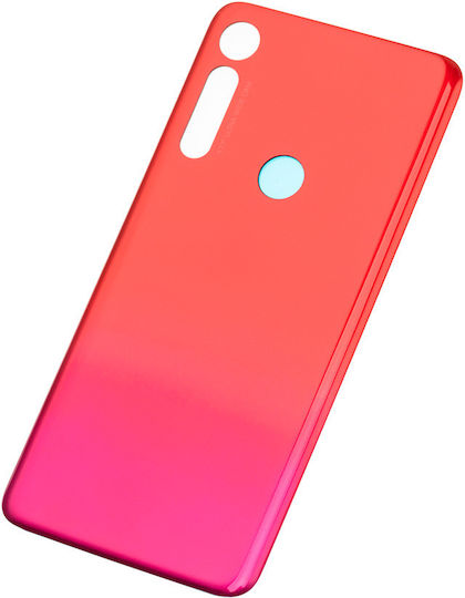 Back Cover Glass Motorola Moto G8 Play Xt2015 2019 Magenta Red