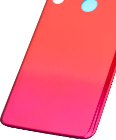 Back Cover Glass Motorola Moto G8 Play Xt2015 2019 Magenta Red