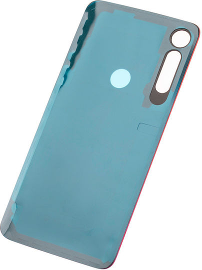 Back Cover Glass Motorola Moto G8 Play Xt2015 2019 Magenta Red