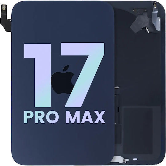 Rückglas W Magsafe Magnet & Nfc & Taschenlampe Flex iPhone 17 Pro Max Echtes OEM Dunkelblau