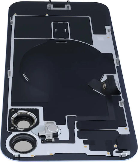 Back Glass W Magsafe Magnet & Nfc & Flashlight Flex Iphone 16 Plus Genuine Oem Ultramarine