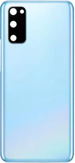 Capac Spate Sticlă Lentilă Cameră Samsung Galaxy S20 Pachet Service Albastru Cer
